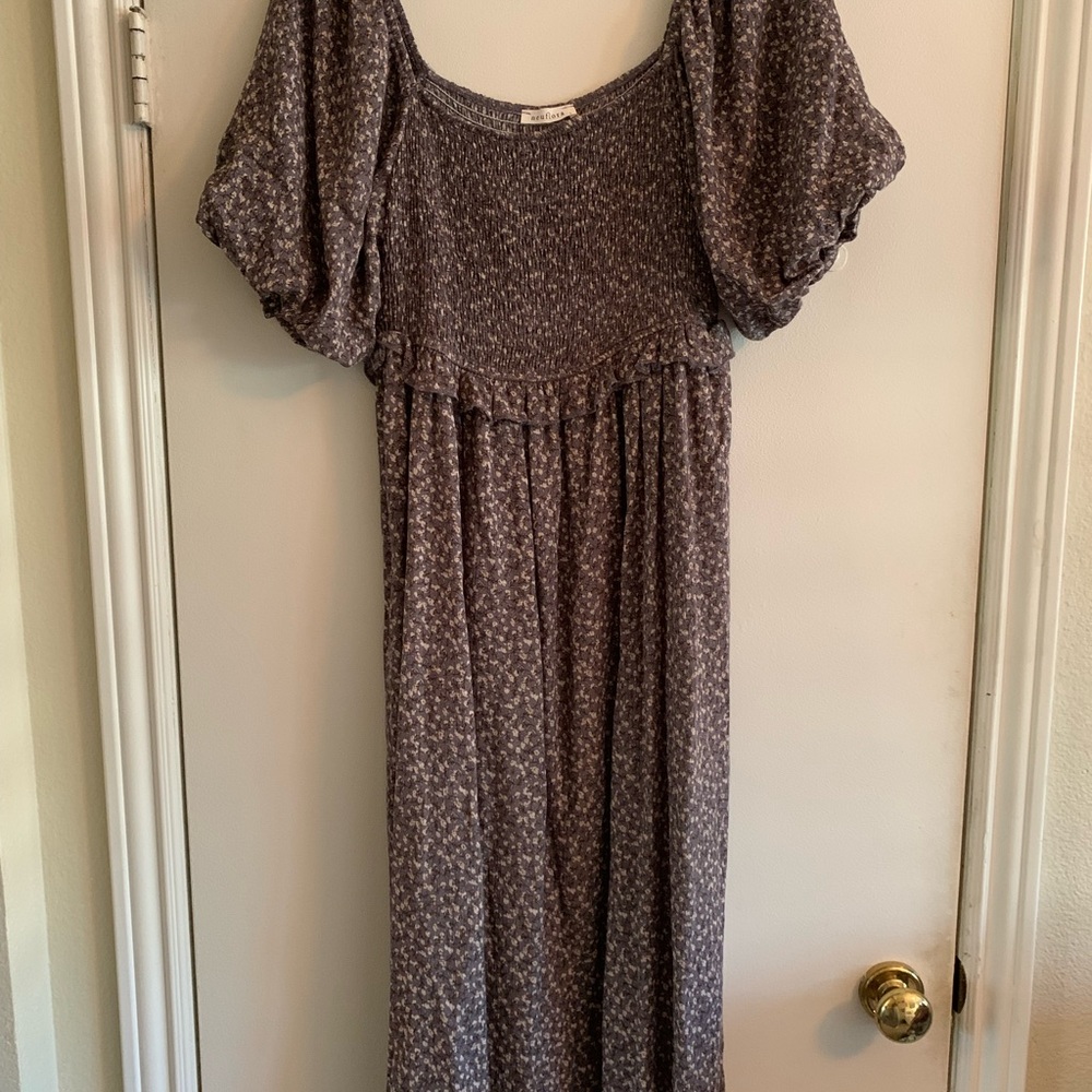 Chic Gray Maxi Dress for Women